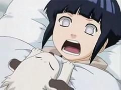 Poze - Akamaru si Hinata - Naruto